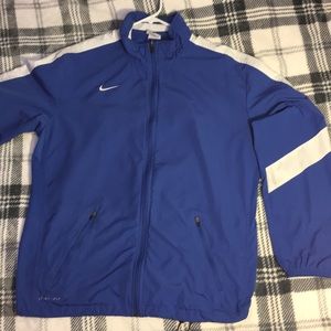 [Blue & White Nike Windbreaker]